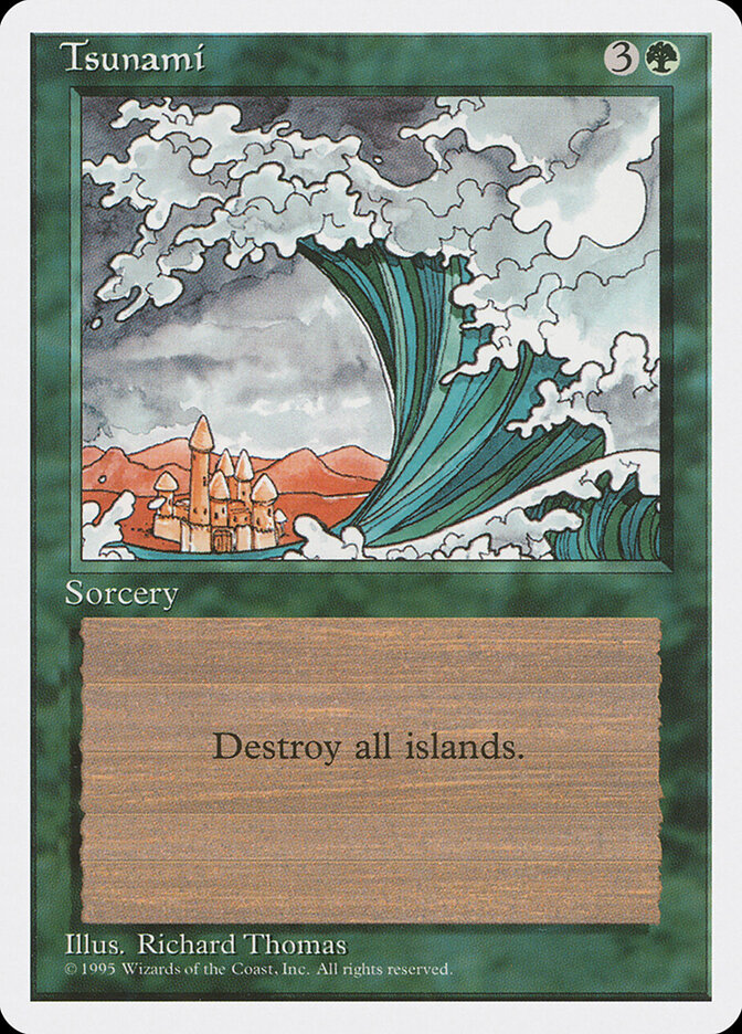 Tsunami card front