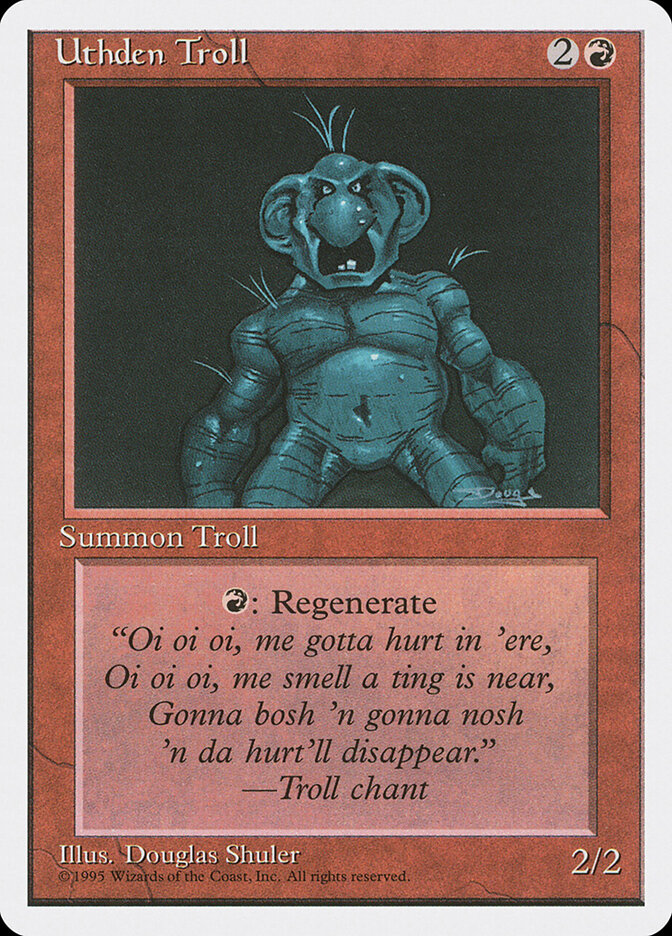 Uthden Troll card front