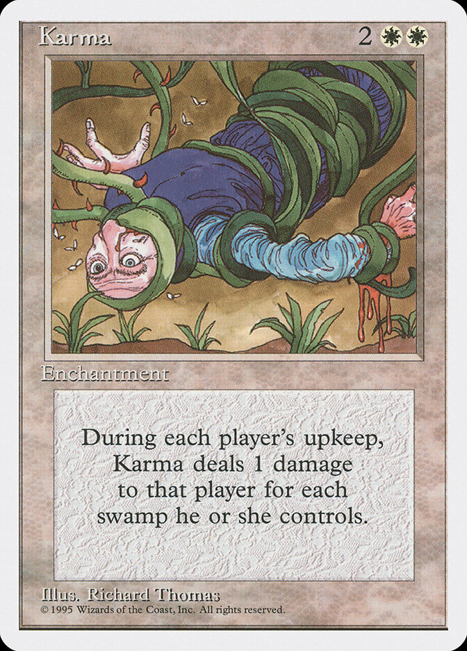 Karma card front