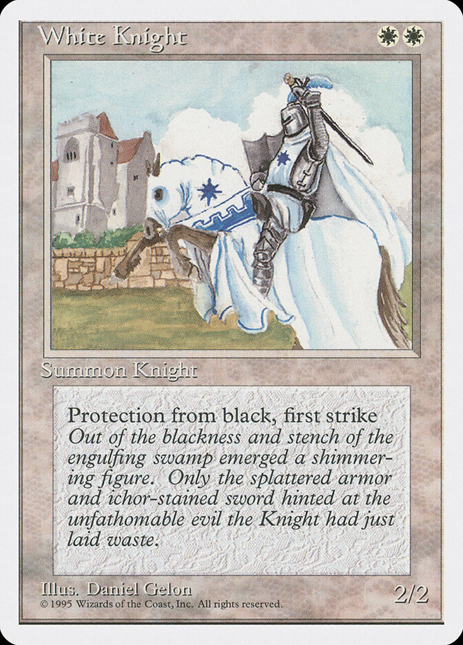 White Knight card front