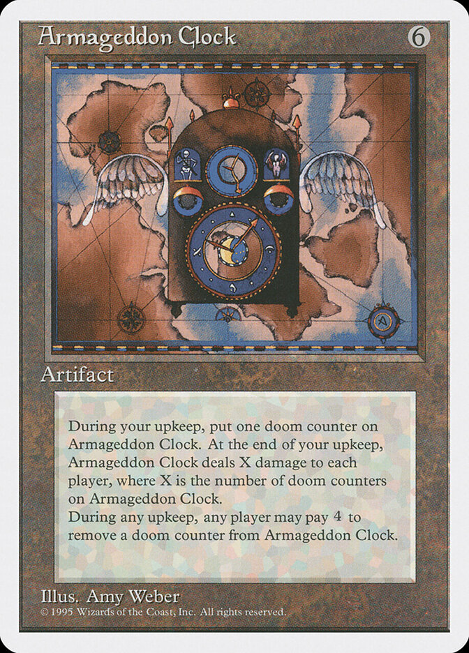 Armageddon Clock card front