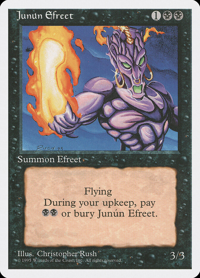 Junún Efreet card front
