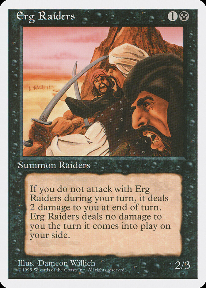 Erg Raiders card front