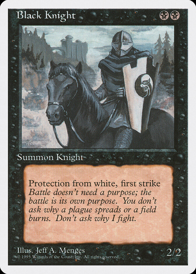 Black Knight card front
