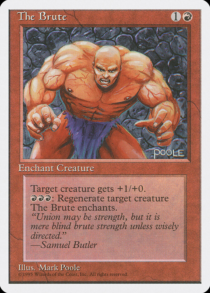 The Brute card front