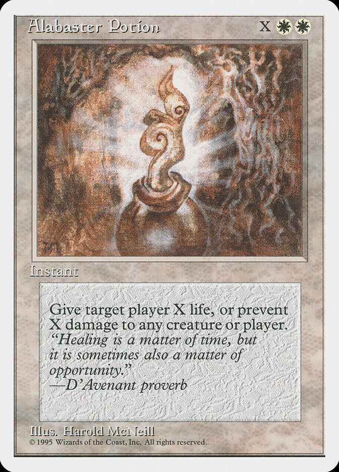 Alabaster Potion card front