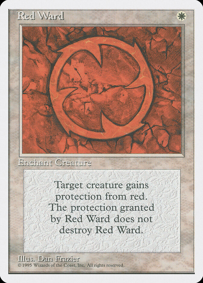 Red Ward card front