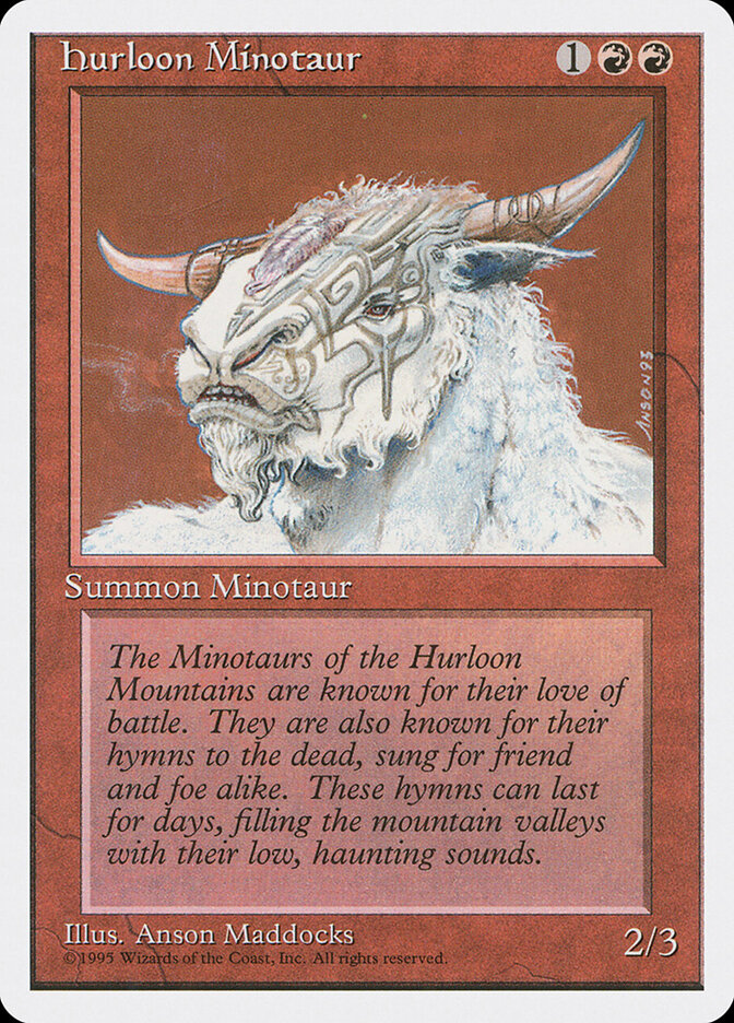 Hurloon Minotaur card front