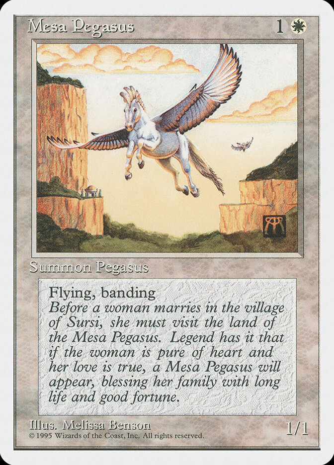 Mesa Pegasus card front
