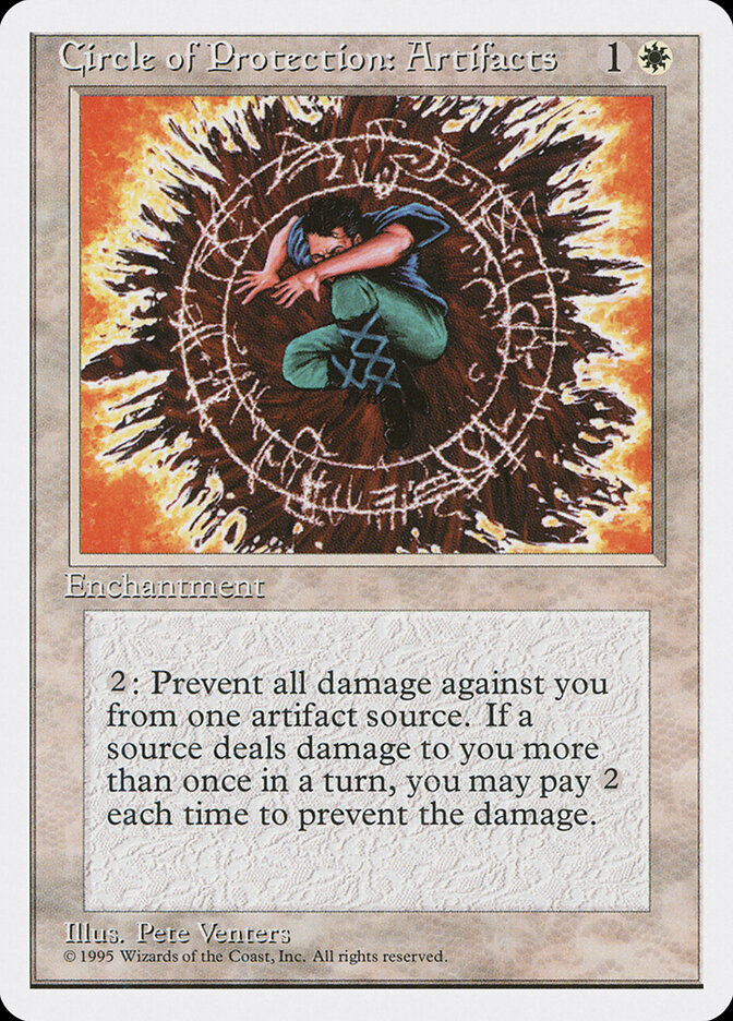 Circle of Protection: Artifacts card front
