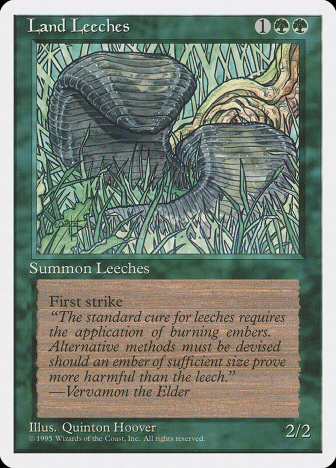 Land Leeches card front