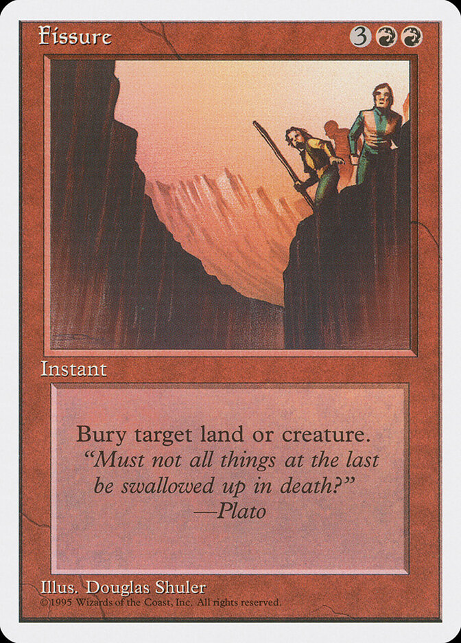Fissure card front