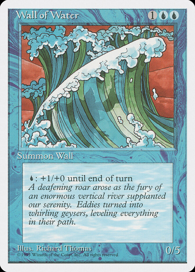 Wall of Water card front