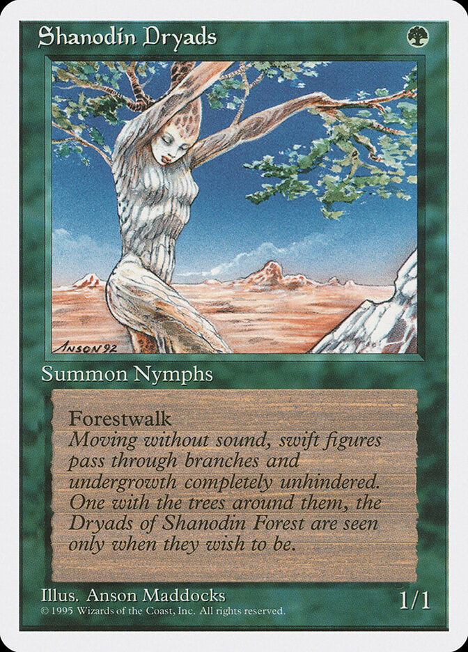 Shanodin Dryads card front