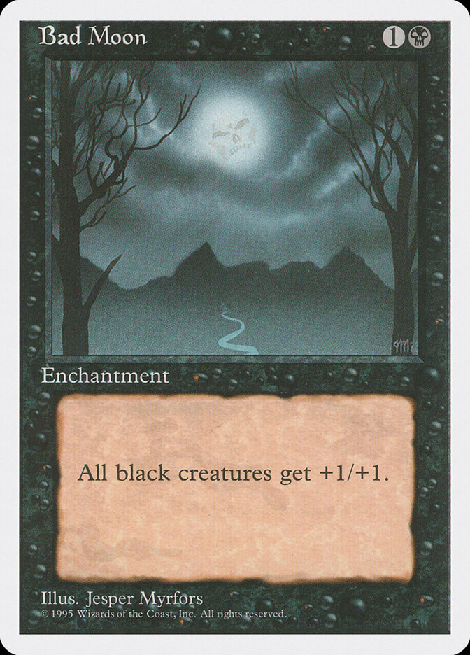 Bad Moon card front