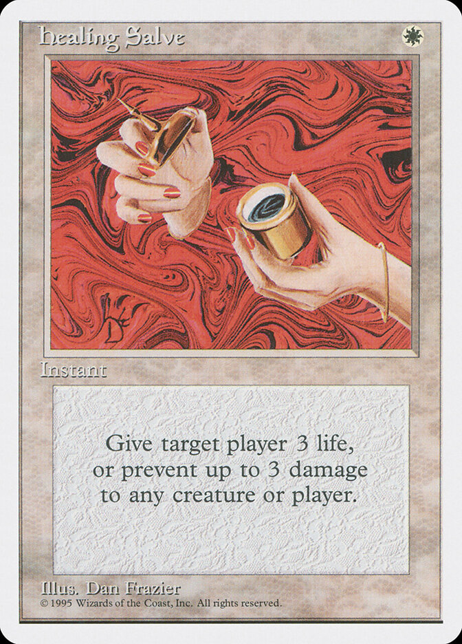 Healing Salve card front