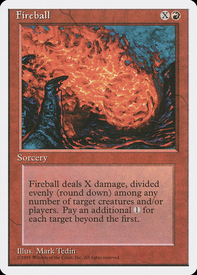 Fireball card front