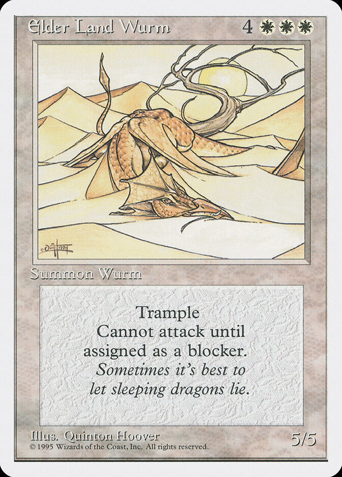 Elder Land Wurm card front