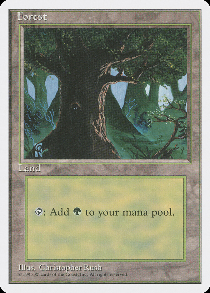 Forest card front