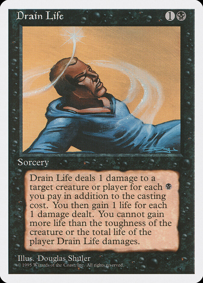 Drain Life card front