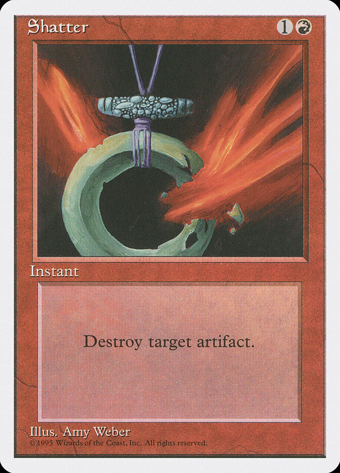 Shatter card front