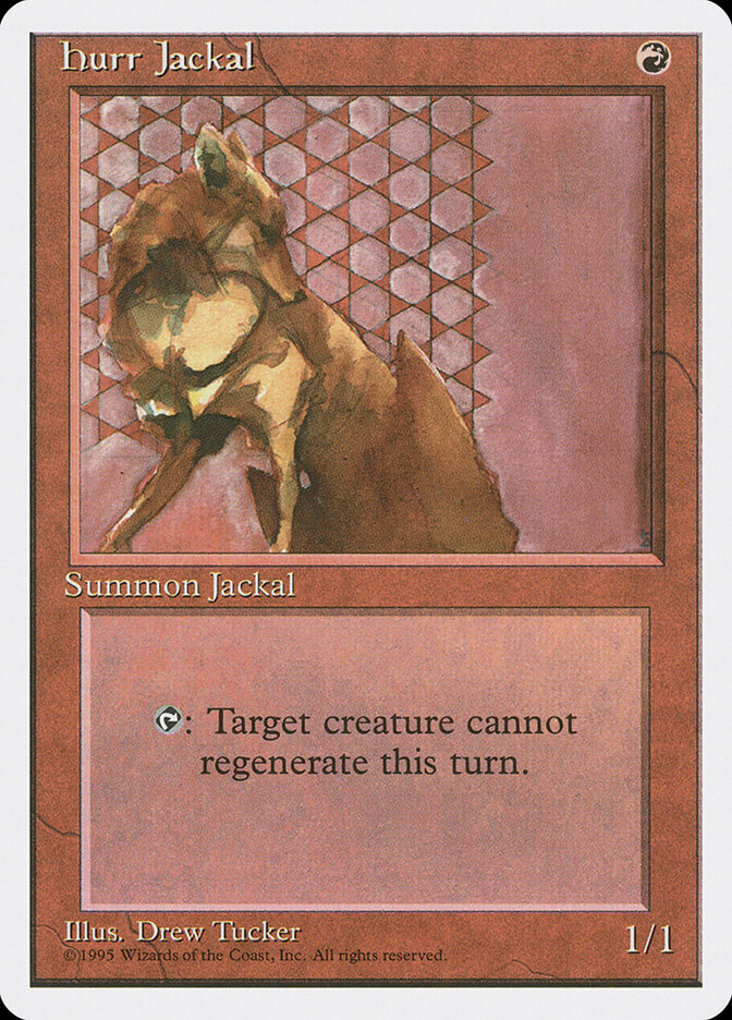 Hurr Jackal card front