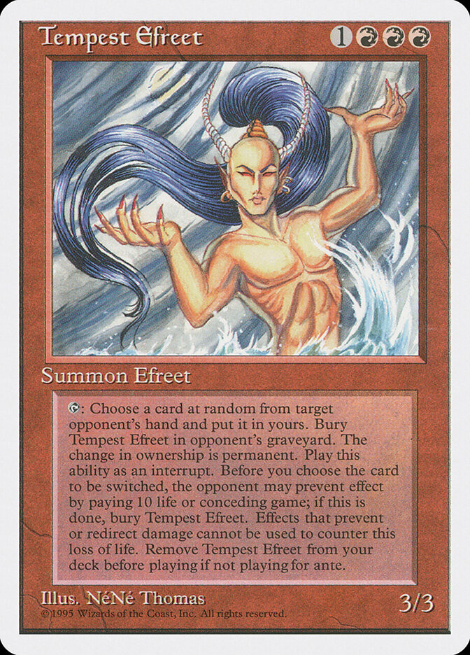 Tempest Efreet card front