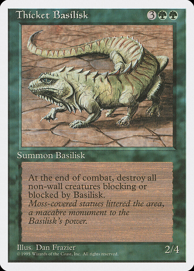 Thicket Basilisk card front