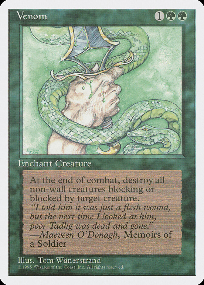 Venom card front