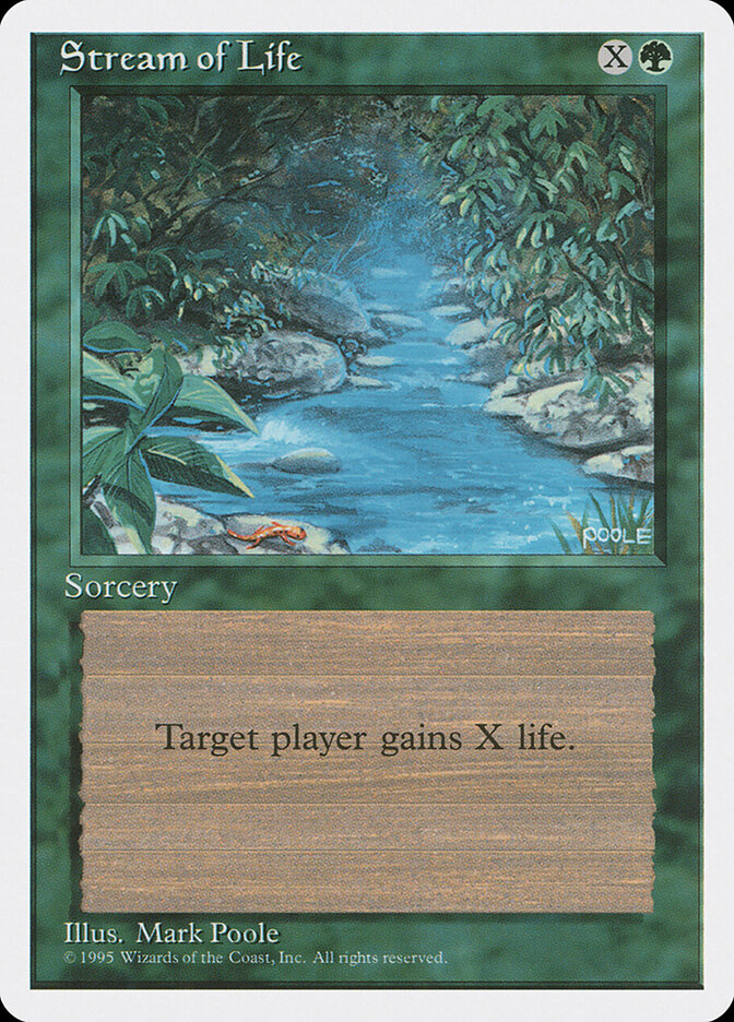 Stream of Life card front