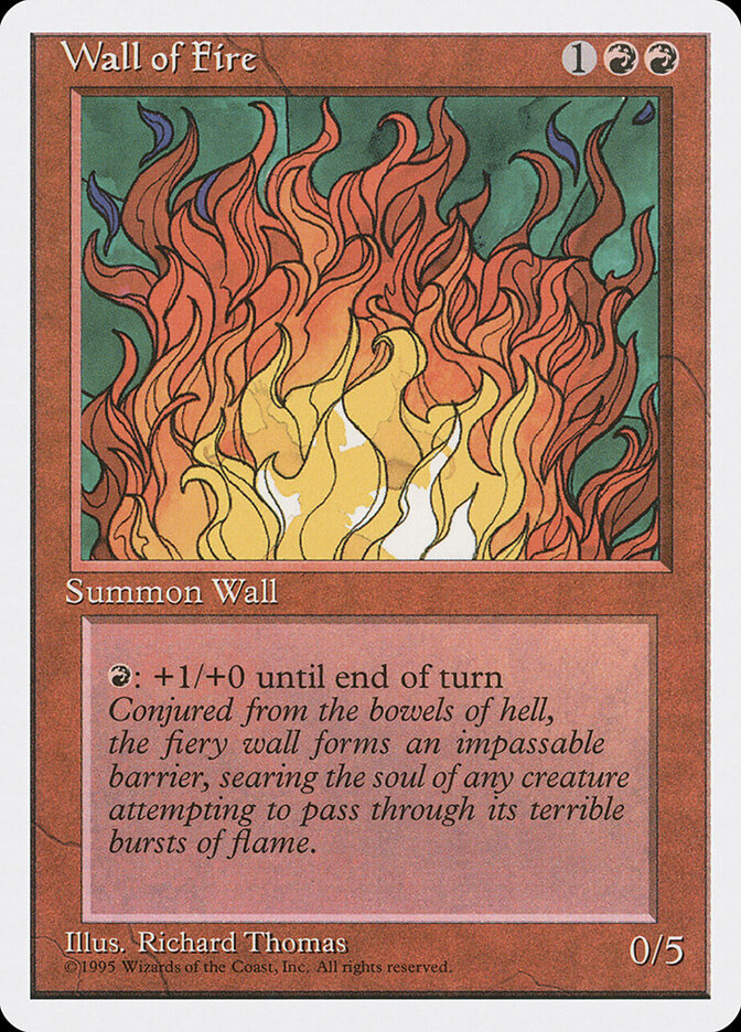 Wall of Fire card front