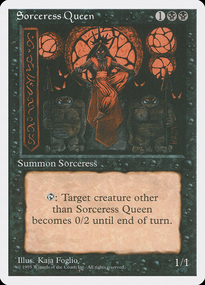 Sorceress Queen card front
