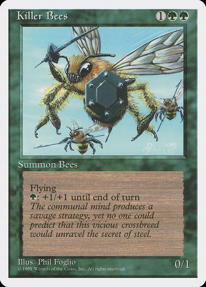 Killer Bees card front