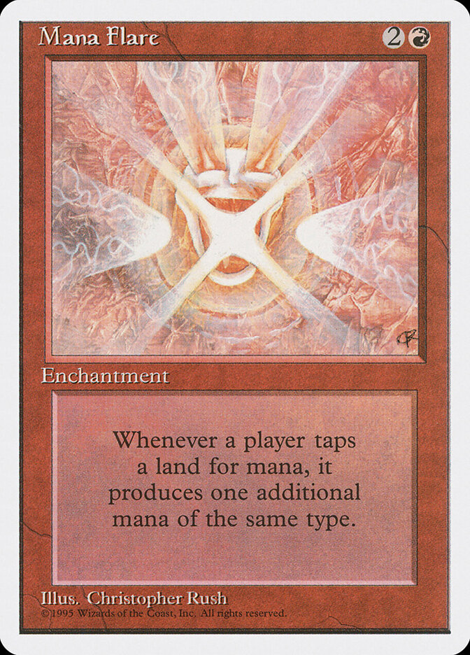 Mana Flare card front