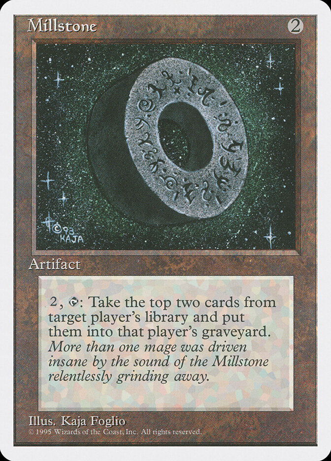Millstone card front