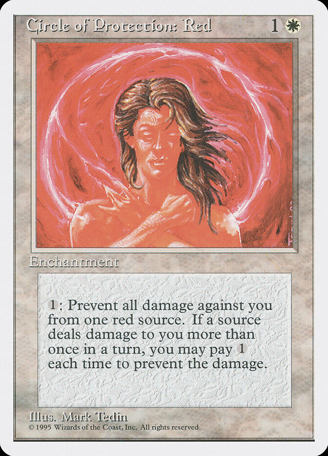 Circle of Protection: Red card front