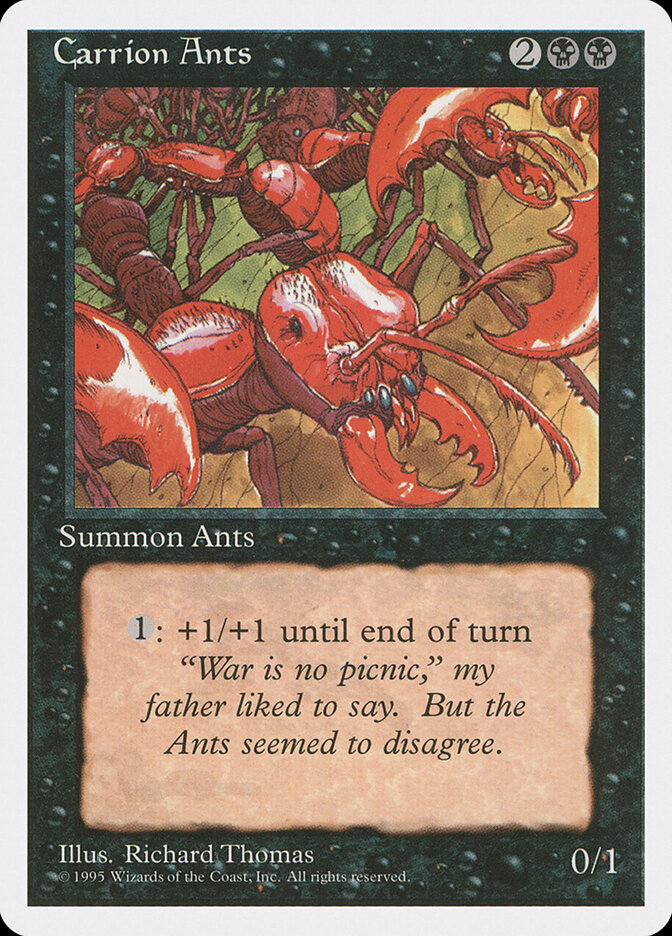 Carrion Ants card front