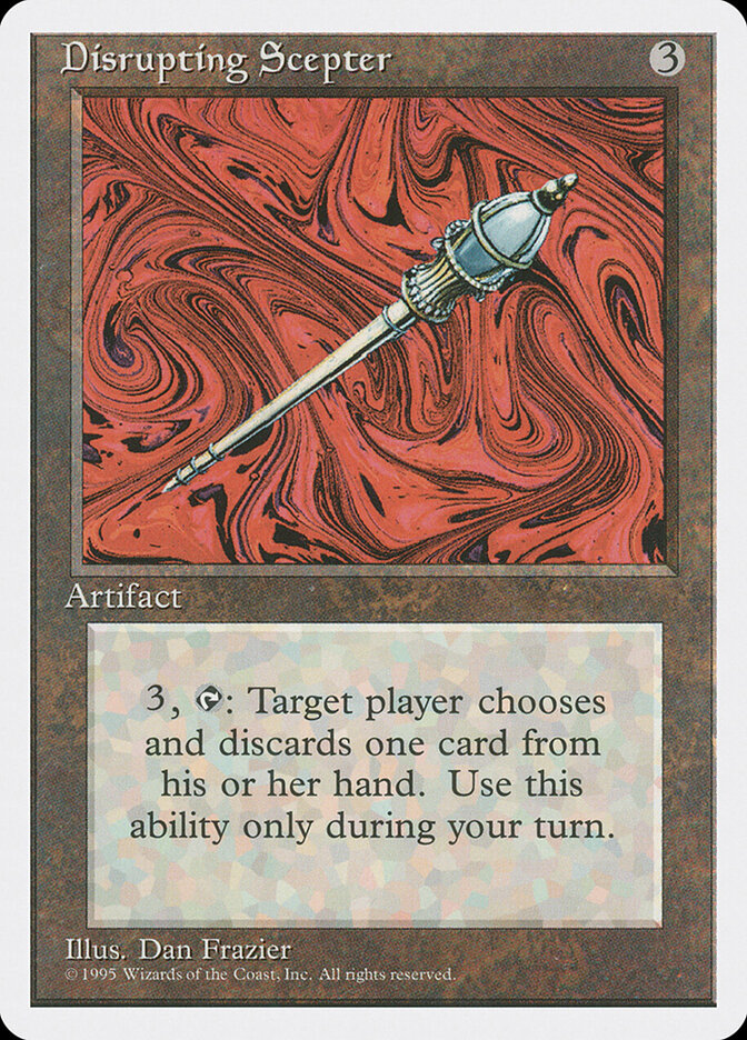 Disrupting Scepter card front