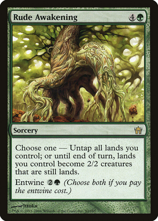 Rude Awakening card front