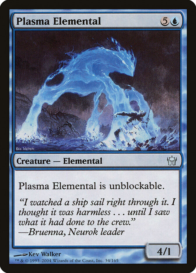 Plasma Elemental card front