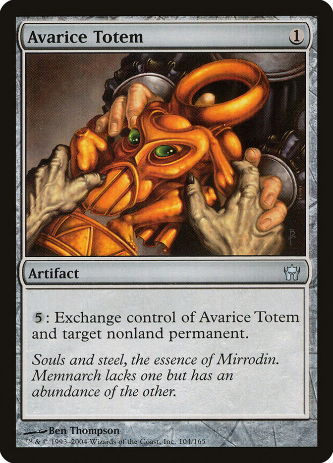 Avarice Totem card front