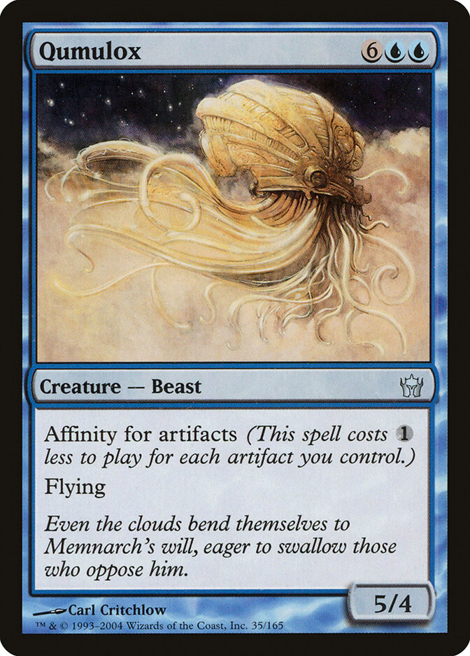 Qumulox card front