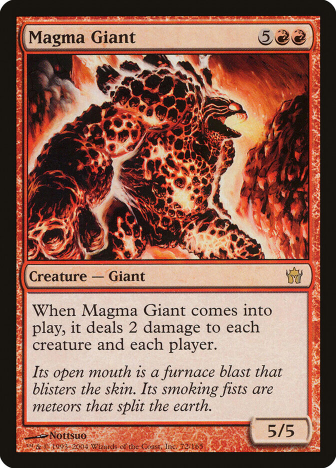 Magma Giant card front