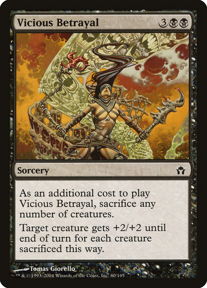 Vicious Betrayal card front