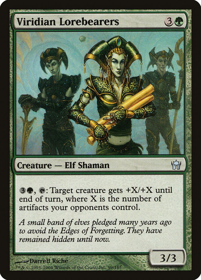 Viridian Lorebearers card front
