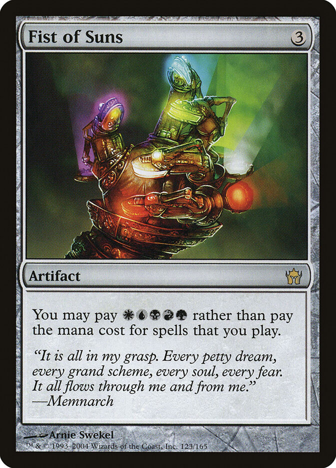 Fist of Suns card front