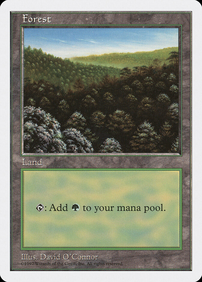 Forest card front