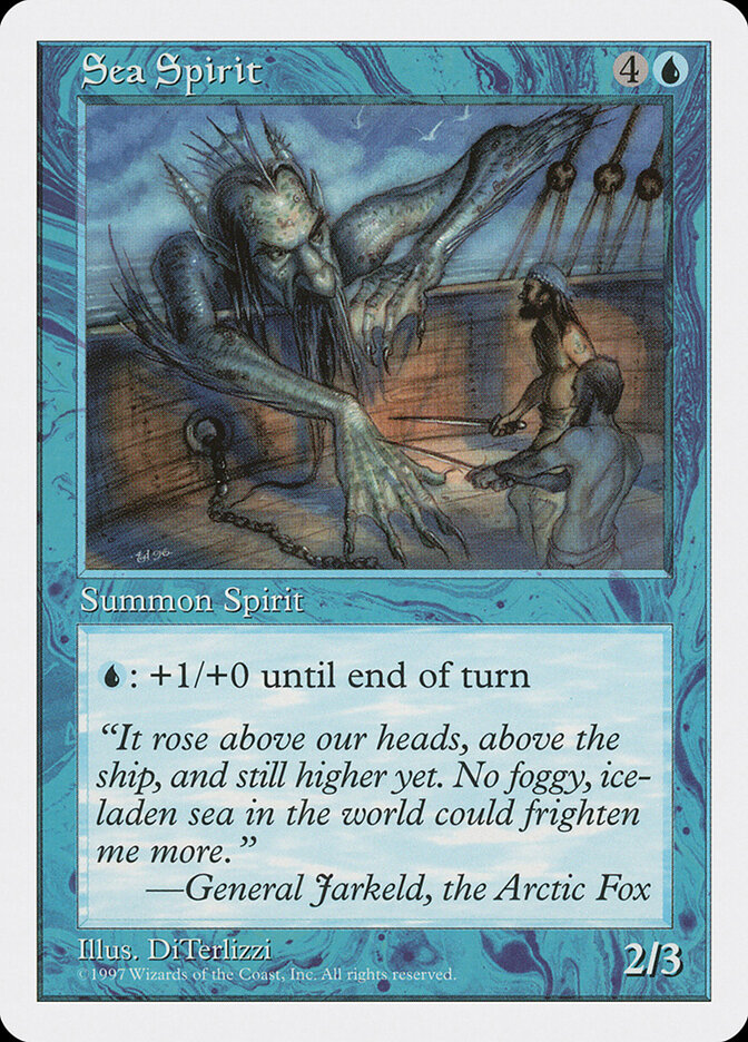 Sea Spirit card front