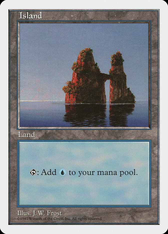 Island card front