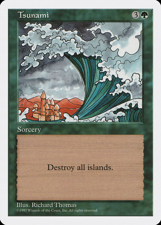 Tsunami card front